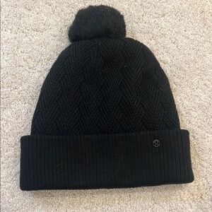 lululemon athletica Black Knit Beanie